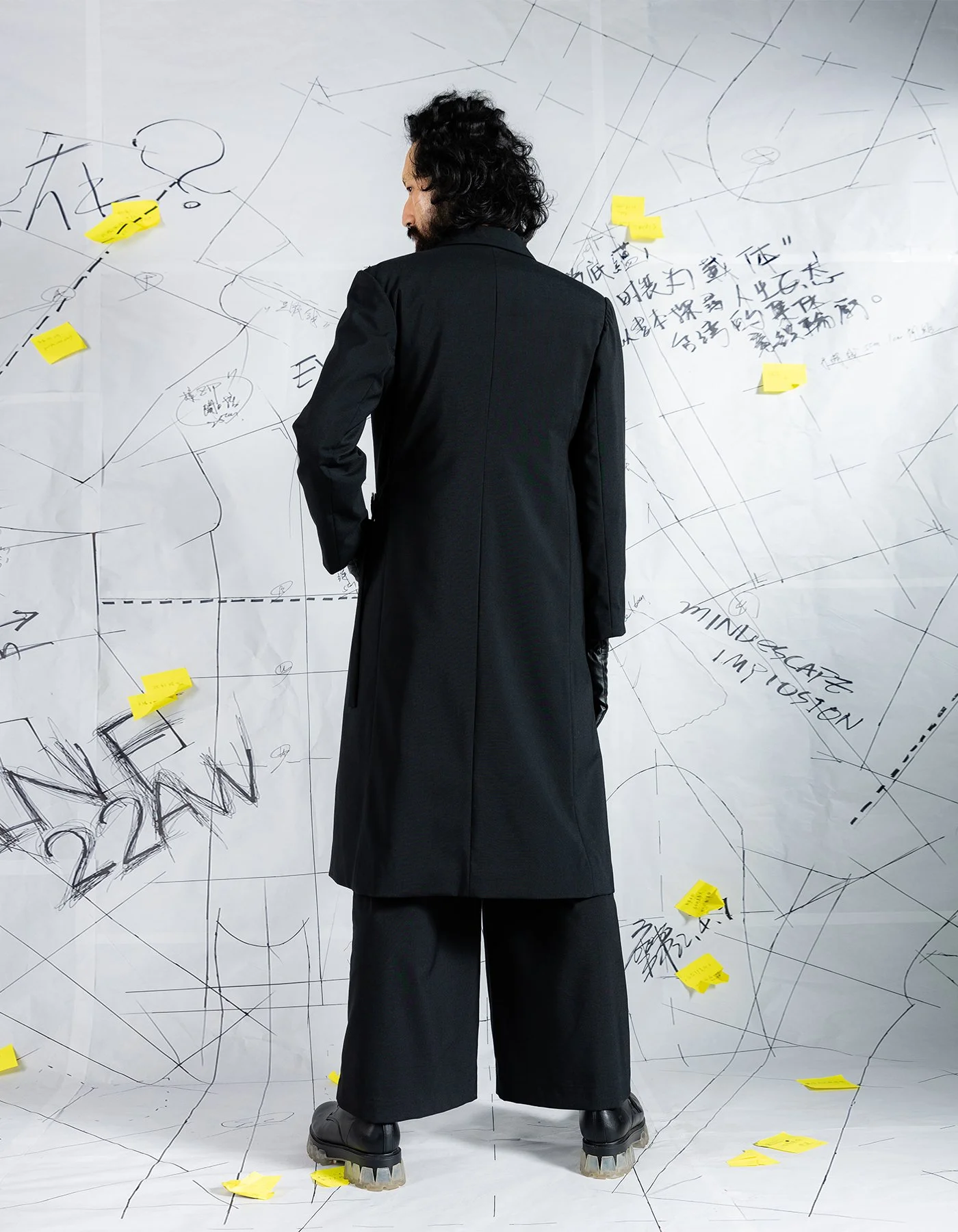 INF Single Side Deconstructed Blazer — INF - Garment for the